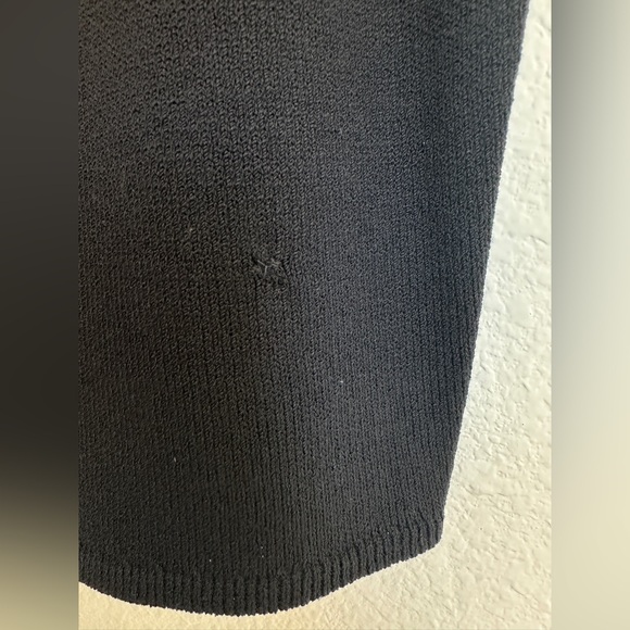 St John Basics black knit cardigan & skirt set size Medium - Picture 15 of 17